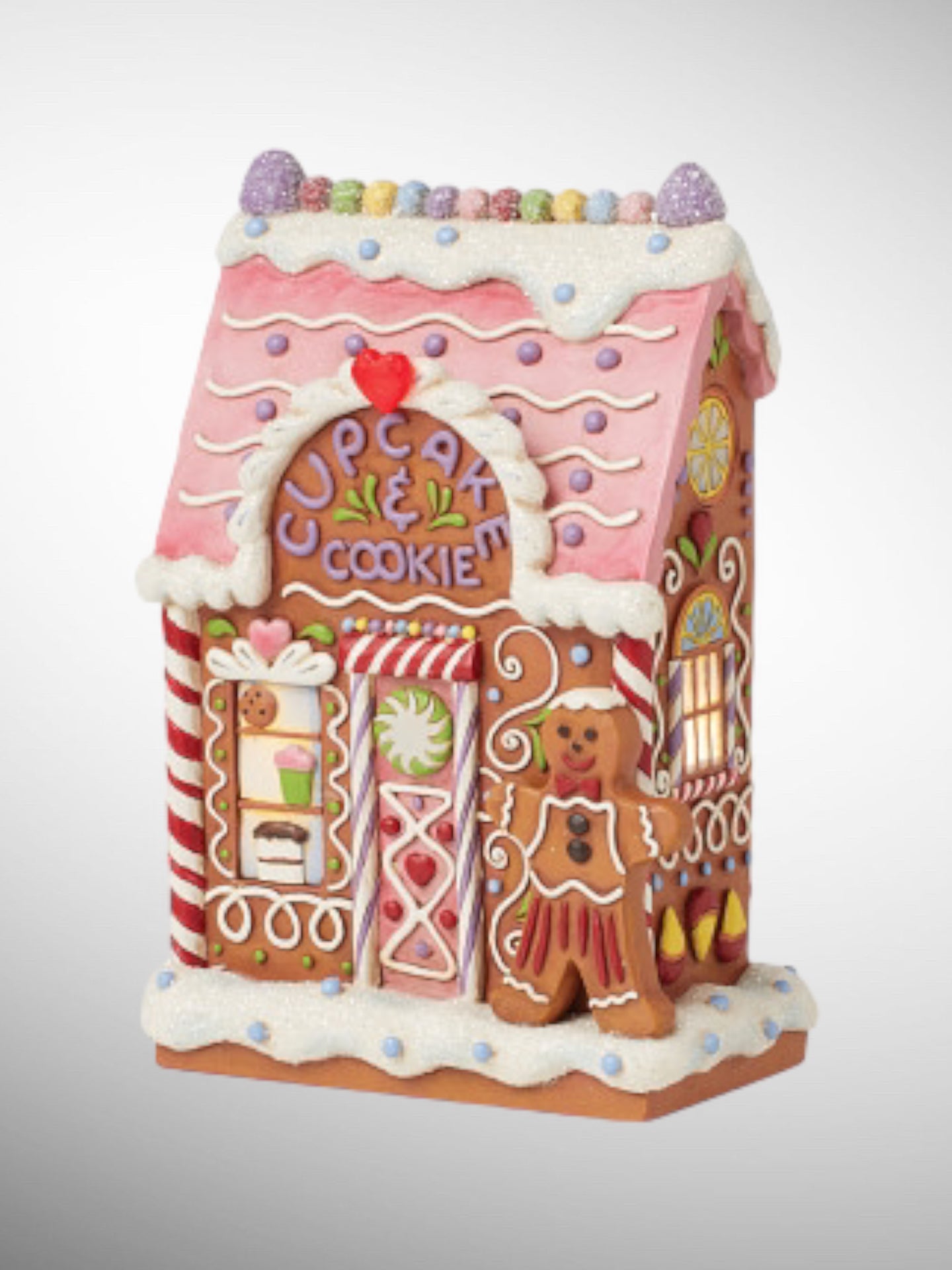 Jim Shore Gingerbread Christmas - Baking Spirits Bright Gingerbread Bakery Figurine